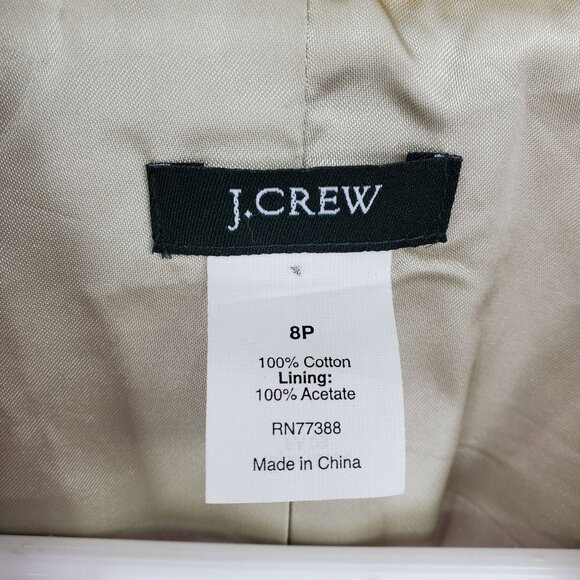 Vintage J. Crew Y2K French Girl Cozy Preppy Academia Soft Girl Cottage Blazer 8P - Picture 3 of 8